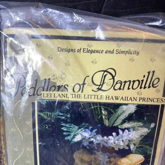 VTG Y2K Art Craft Fabric & Menu Making Hawaiian Princess Doll - Picture 4 of 6